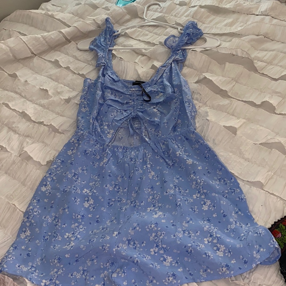 Blue romper size small